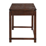 OSP Home Furnishings Baton Rouge Desk Brushed Walnut