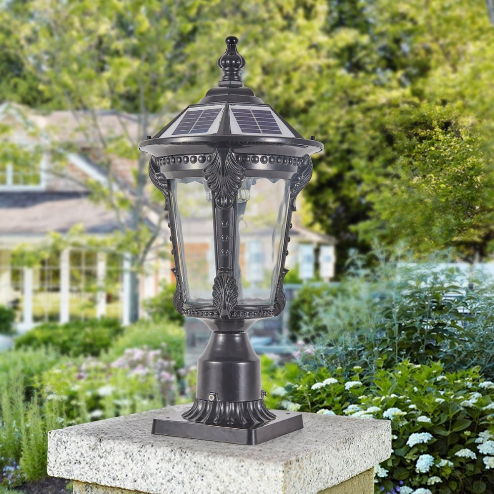 English Elm Retro Solar Lantern Dimmable Led Pathway Light Auto Dusk Dawn Outdoor Garden W1340P181986
