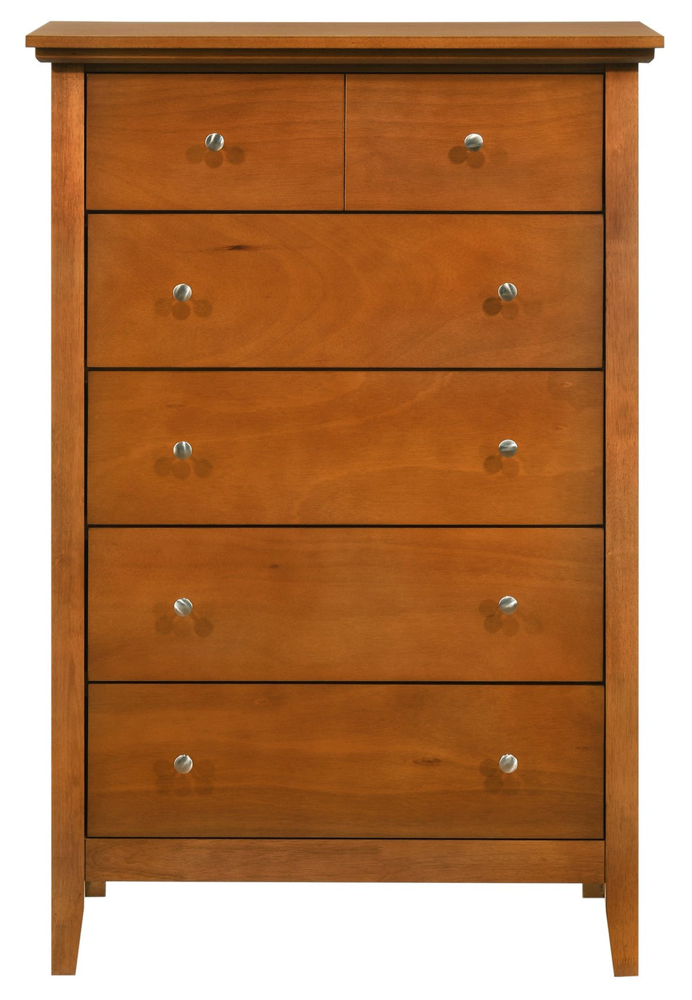 English Elm Hammond Elegant Silver Champagne Dresser with Dovetail Drawers, Soft-Close Hardware, Durable Veneer Finish Oak 52 L x 35 W x 21 H B078108322