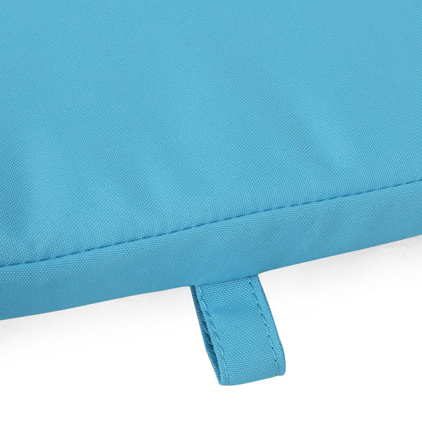 English Elm Christopher Knight Home® - 68020.00Cush-Blu Vibrant Blue Chaise Lounge Cushion For Outdoor Comfort – Water-Resistant, Plush Design N775P230112U