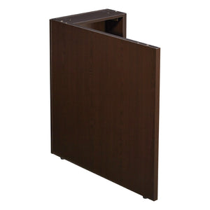 OSP Home Furnishings Napa Engineered Wood False Pedestal Base Modern Bench Seating for Foyer or Dining Nook 30"D False Espresso NAP-267-ESP