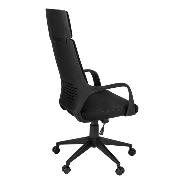 English Elm Office Gaming Chair with Ergonomic High-Back, Thick Padded Seat, Tilt Lock, 360° Swivel Mobility Black 27 L x 11 W x 23 H B2710P219673