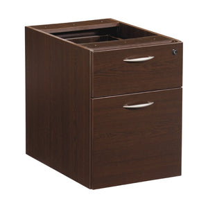 OSP Home Furnishings Napa Under Desk Filing Pedestal with Locking Casters for Home or Office Use 18"D Espresso NAP-76-ESP