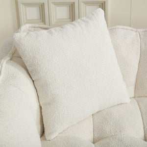 English Elm Soft Square Recliner Sofa For Two – High-Resilience Foam, Durable Super Fiber, Perfect For Gaming & Relaxing W1996P309517-GIGA