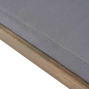 English Elm Christopher Knight Home® - SEDONA Acacia Wood Loveseat with Water-Resistant Cushions and Wide Seat Panel for Outdoor Comfort DARK GREY 68.5 L x 32 W x 11.25 H 63745.00DGRY