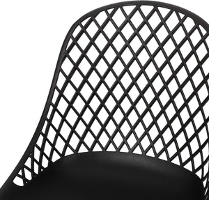 English Elm Christopher Knight Home® - LILY Weather-Resistant Outdoor Dining Chairs Set of 4 — Durable Polypropylene Mesh Design for Patios Black 28 L x 26 W x 19.75 H N776P243071B
