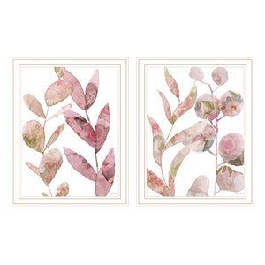 English Elm Trendy Decor 4u Meadow Flora Two Panel Botanical Framed Art Set for Gallery Walls B067P254074