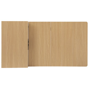 English Elm K&K Modern Extendable 59.5" Kitchen Island with Double-Sided Storage, Power Outlet & Casters White N707S000017W