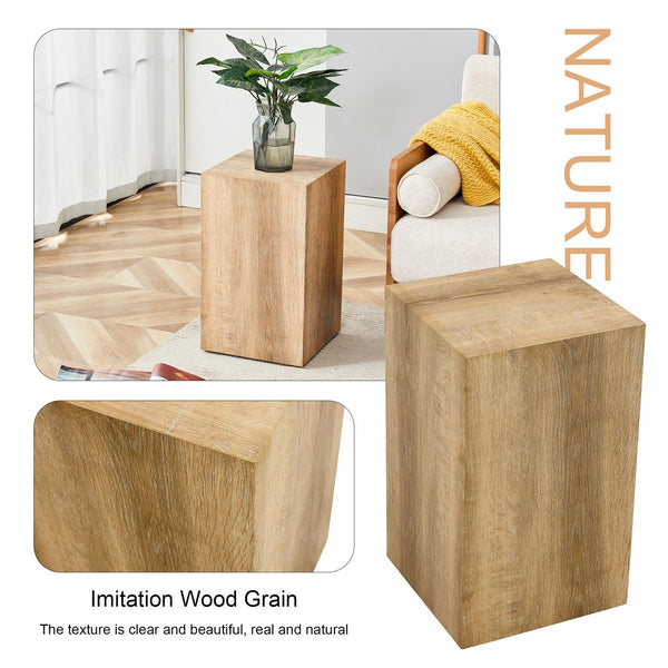 English Elm Elevate Your Living Room With A Modern Mdf Coffee Table Featuring Warm Light Wood Texture Patterns W1151P271525