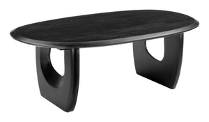 Arasan Coffee Table Black 110224 Zuo Modern