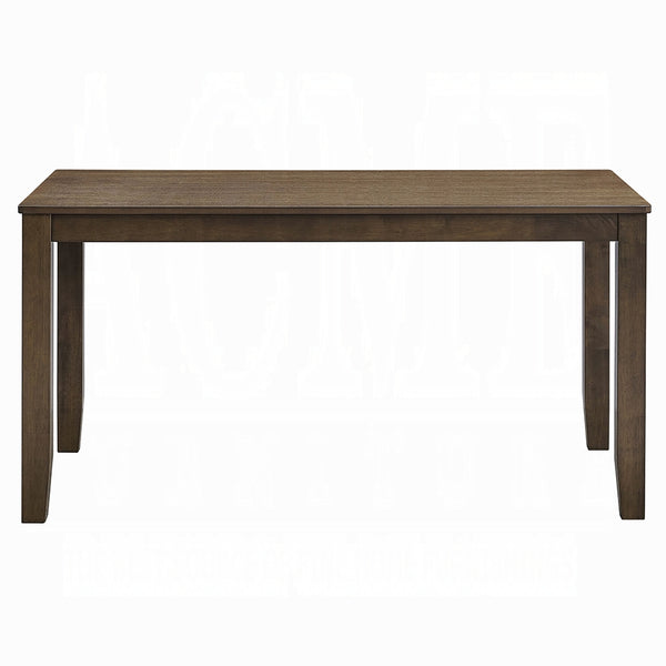 English Elm Walnut Round Drop-Leaf Dining Table 35" Compact Solid Rubberwood Blend Warm Finish, Durable Walnut 38.5 L x 63 W x 5.5 H B2741P326652