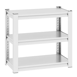 English Elm 20-30 Gallon Fish Tank Stand with Adjustable 3-Tier Metal Shelves, Heavy-Duty Stylish Rack for Home Office Antique White T2398P211228