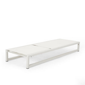 English Elm Christopher Knight Home® - Venice Chaise Lounge - Adjustable, Lightweight, Weather-Resistant Poolside Comfort With Mesh Seating 61698.00WWHIMP2