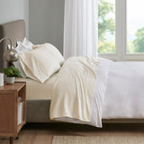 Sleep Philosophy Smart Cool Microfiber Casual Sheet Set SHET20-975 Ivory