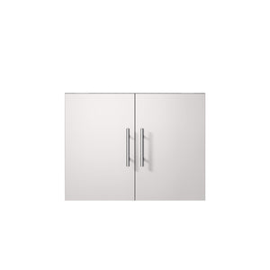 English Elm Glossy White Bath Vanity - Modern 24" W X 22" D Cabinet With Durable Construction & Easy Installation B2731P258566