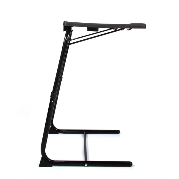 English Elm Portable Adjustable Computer Table with 6-Height Positions, Steel Frame, Cup Holder, 55lb Load Capacity W2181P357592