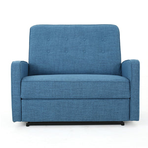 English Elm Christopher Knight Home® - 47" Wide Manual Standard Recliner with Plush Fabric Upholstery, Spacious 47" Seat, Durable Frame, Comfort Blue 61259.00MBLU