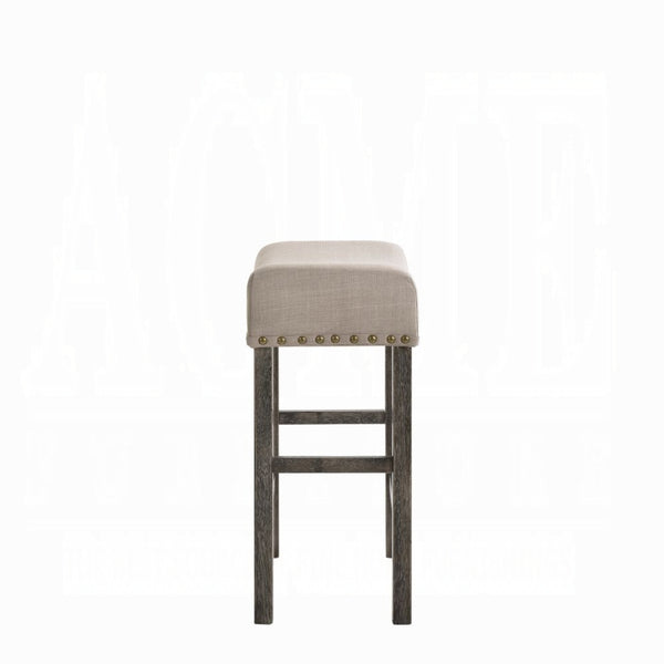 English Elm Contemporary Wood Frame Side Chairs Set of 2 with Durable PU Upholstery, Elegant Dining Accent Gray,Tan 20.5 L x 25.25 W x 7 H B2741P336517