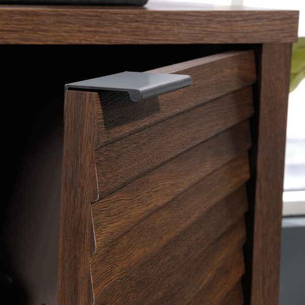 English Elm Library Base - Versatile Brown Finish With Hidden Storage & Adjustable Shelf For Organized Spaces B356P402666