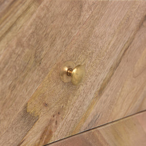 English Elm Christopher Knight Home® - MANGO Mid-Century 2-Drawer Accent Cabinet with Mango Wood Fronts, KD Legs, Natural Finish, 20"W 66674.00