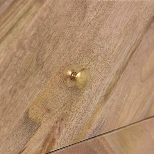 English Elm Christopher Knight Home® - MANGO Mid-Century 2-Drawer Accent Cabinet with Mango Wood Fronts, KD Legs, Natural Finish, 20"W 66674.00