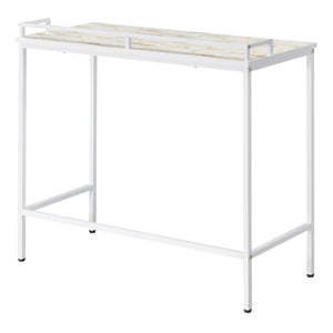 OSP Home Furnishings Brighton Console Table Mosaic/White