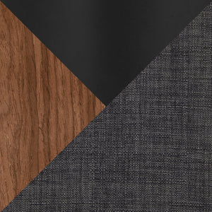 English Elm Adjustable Swivel Barstools Mid Century Walnut Accents Charcoal Seat Set of Two B202S02172