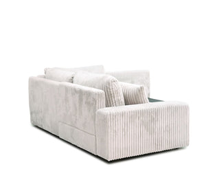 English Elm Pixel Modern Modular Sofa - Stylish Corduroy L-Shaped Sectional For Ultimate Comfort & Flexibility B341S00011-GIGA