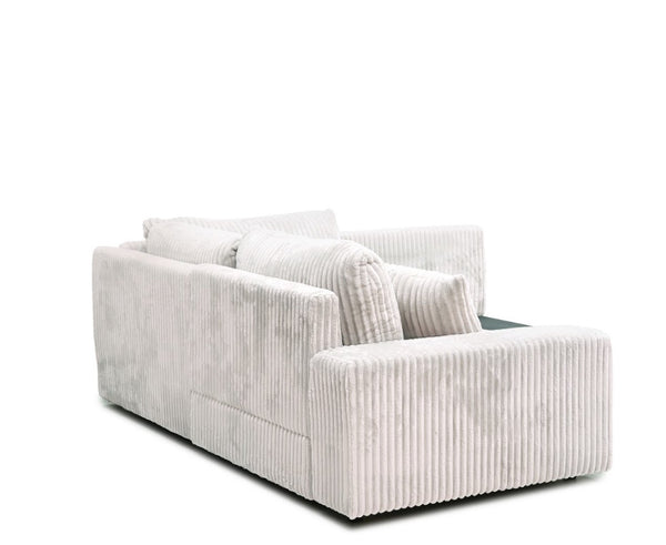 English Elm Pixel Modern Modular Sofa - Stylish Corduroy L-Shaped Sectional For Ultimate Comfort & Flexibility B341S00011-GIGA