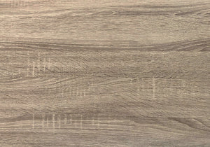 English Elm Computer Desk with 2 Push-Drawers, Open Shelves & Black Metal Legs — Compact Modern Workstation taupe 50 L x 25 W x 5 H B2710P219717