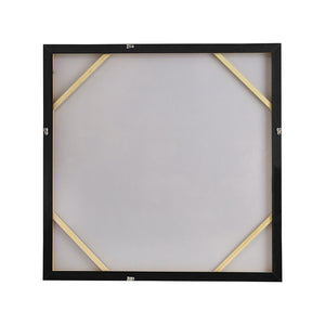 English Elm 39.4X39.4" Stormy Skies Framed Hand-Painted Wall Art - Evocative Modern Decor For Tranquil Spaces W2078P313333