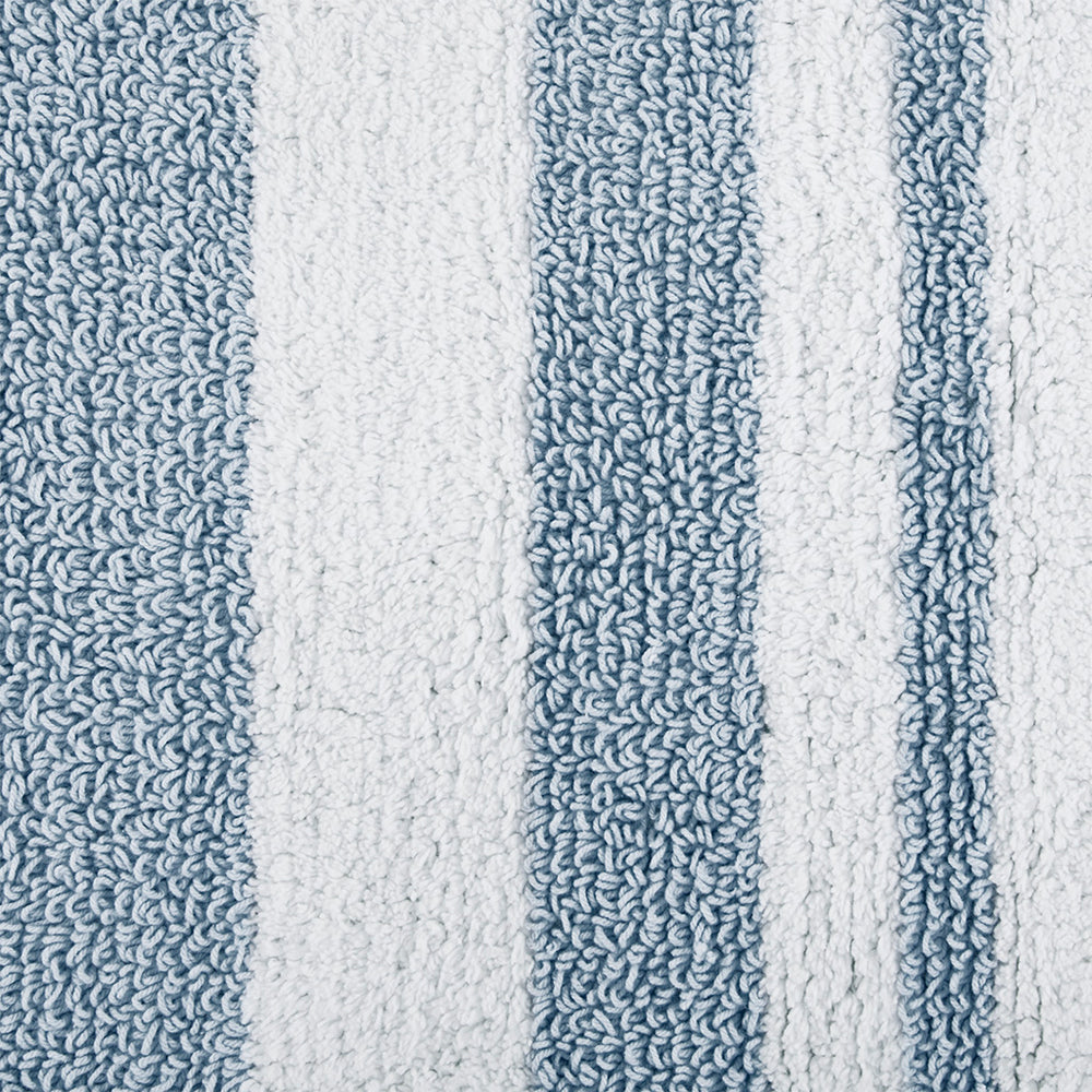JLA Home Madison Park - Reversible Cotton Bath Rug with Dual-Texture Plush Absorbent Pile, Machine-Washable, Spa Feel 45 L x 27 W x 0.5H MP72-6211