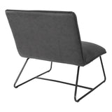 OSP Home Furnishings Brocton Chair Charcoal