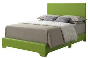 English Elm Aaron Apple Green Full Bed G1807-FB-UP – 47"H x 57"W x 81"D PU Faux Leather, Durable, Stylish Support B078P301588