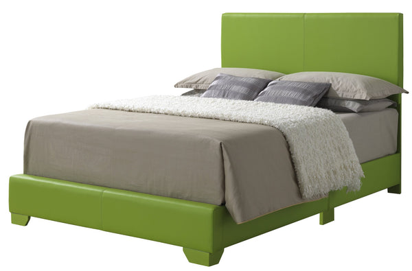 English Elm Aaron Apple Green Full Bed G1807-FB-UP – 47"H x 57"W x 81"D PU Faux Leather, Durable, Stylish Support B078P301588
