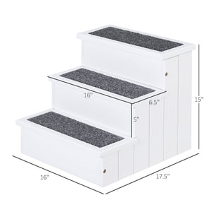 English Elm PawHut Outdoor 3-Story Cat House with Raised Floor, Asphalt Roof, Escape Doors & Play Platforms White W2225P229438