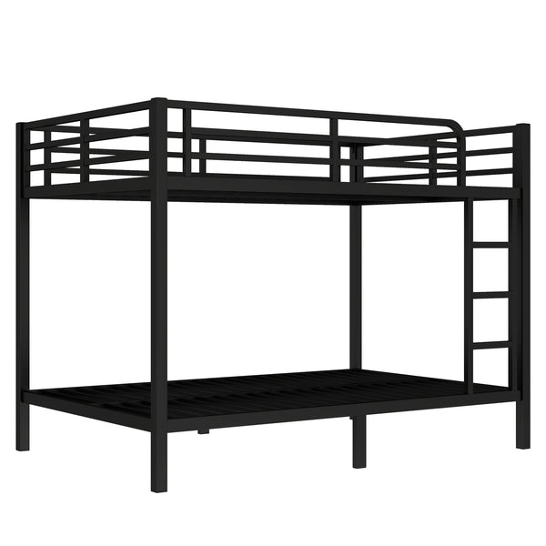 English Elm Metal Full Xl Over Full Xl Bunk Bed – Durable, Space-Saving Design For Teens & Adults, Noise-Free Sleep W1580S00202