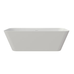 English Elm 67 Inch Freestanding Soaking Tub Eco Stone Resin Matte Finish Spa Bath Retreat T3785P353971