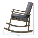 Christopher Knight Home® - Noble House - Candel Outdoor Acacia Wood Rocking Chair