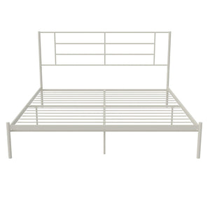 English Elm Praxis Metal Platform Bed Minimalist Steel Frame with Under Bed Storage Space B2733P444612