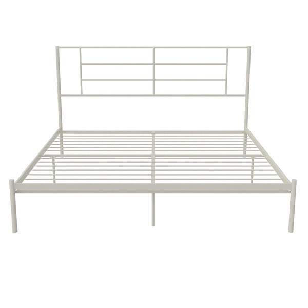 English Elm Praxis Metal Platform Bed Minimalist Steel Frame with Under Bed Storage Space B2733P444612