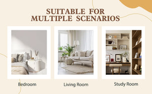 English Elm 2 Pieces Cube TV Stand with Adjustable 55–80" Length, Six Open Shelves, Modern Minimalist Storage and Durable MDF Design Natural Wood W3226P298393