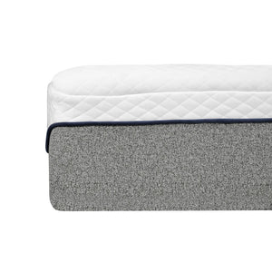 English Elm Ultra 13in Plush Gel Memory Foam Mattress Full Size - 3" Gel Layer, 13" Comfort, Motion Isolating Cover Grey+White 56 L x 17 W x 17 H B011P199718