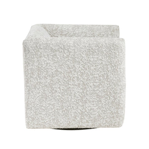 English Elm Modern Swivel Chair Beige Jacquard Upholstery with Plush Pillow 360° Rotation Plywood Frame Comfort - No Assembly Required, 33"x31.5"x30" B011P315600