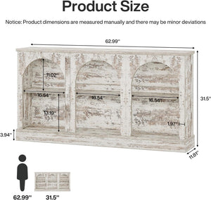 English Elm Sleek Wood Grain Console Table Geometric Base Slim Entryway Sofa Foyer Accent T3971P461558