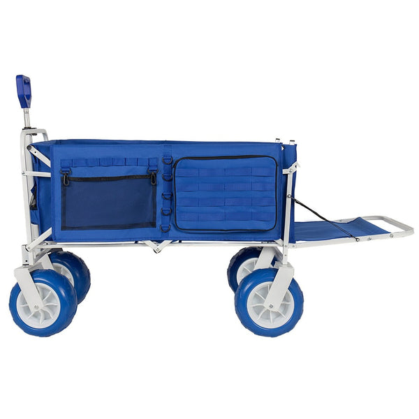 English Elm Beach Wagon with Extendable Tailgate All-terrain Tires and 500 Lb Steel Frame W2932P426706