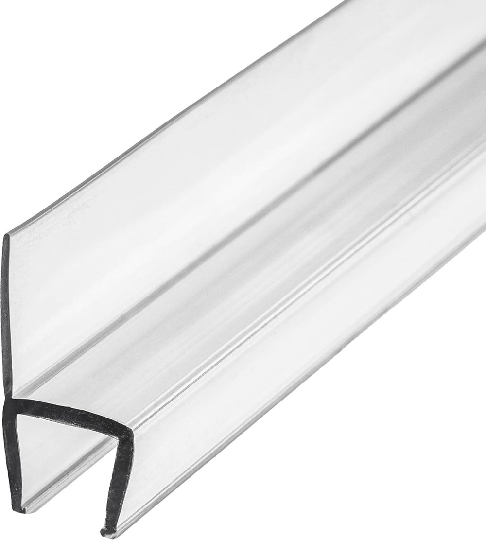 English Elm Bottom Shower Door Seal Strip Clear Vinyl Waterproof Flexible Trim Fit Bathroom Floor W1920P369554