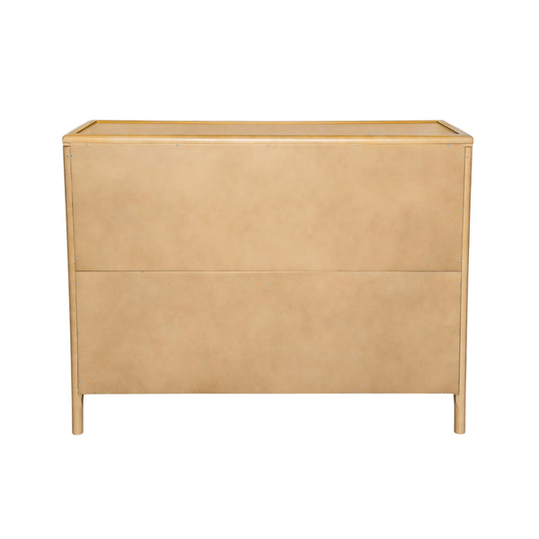 English Elm Christopher Knight Home® - Storage Acacia Wood 6-Drawer Cabinet for Living Room Entryway – Solid/Mfg Wood, Spacious 48" L x 37"H Natural N780P294410D