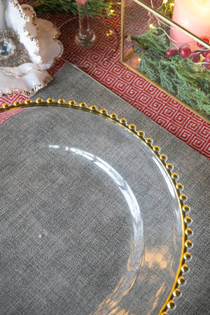 English Elm 8 Pack Plastic Charger Plates - Stylish, Durable & Reusable Table Decor For Events & Gatherings W2078P285450