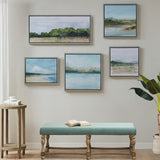 Martha Stewart Vista Transitional Abstract Landscape 5-piece Gallery Canvas Wall Art Set MT95C-0035 Multi